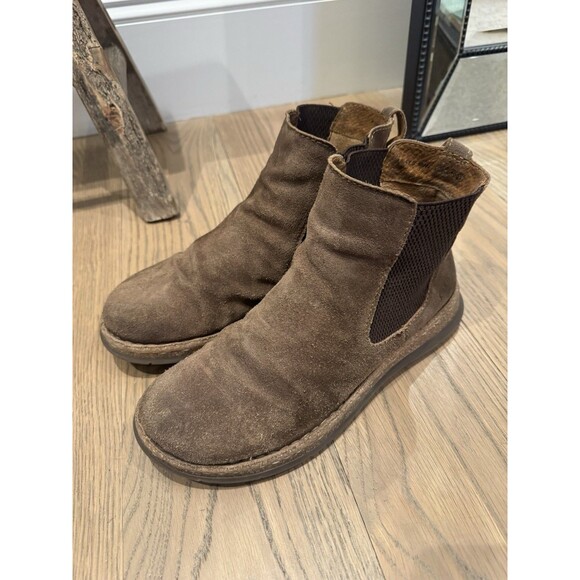 Born Brody Distressed Glazed Ginger Chelsea Suede Boot 9.5 Men 42.5 - Picture 12 of 13